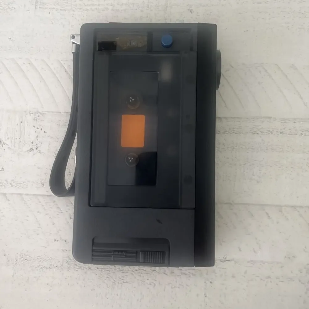 Sony Cassette Recorder TC-40 Black Box Strap For Parts/repair Only.